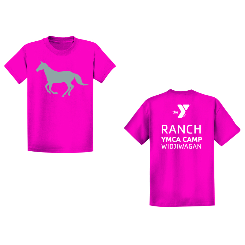Ranch Camp T-Shirt-Pink